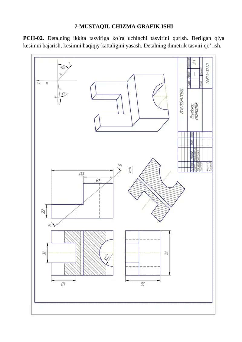 MUSTAQIL CHIZMA GRAFIK ISHI 1