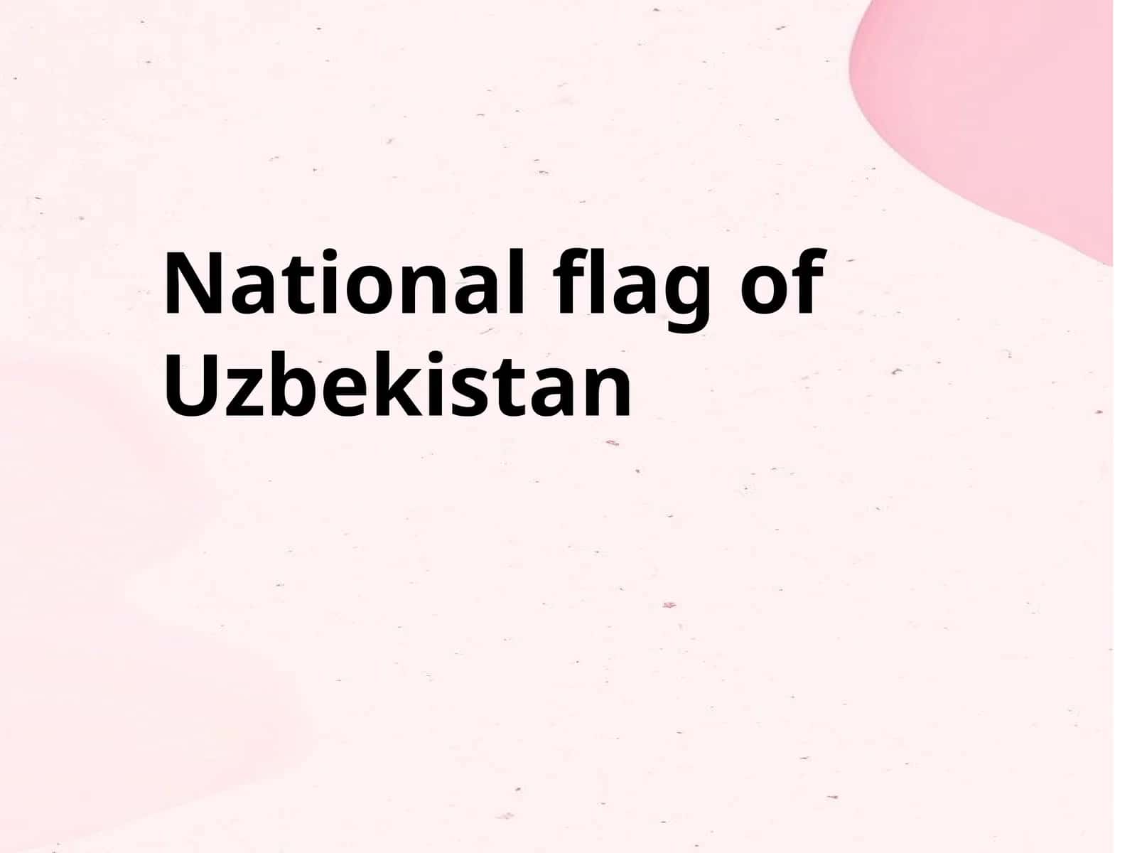 O'zbekiston Respublikasi Davlat bayrog'i 1