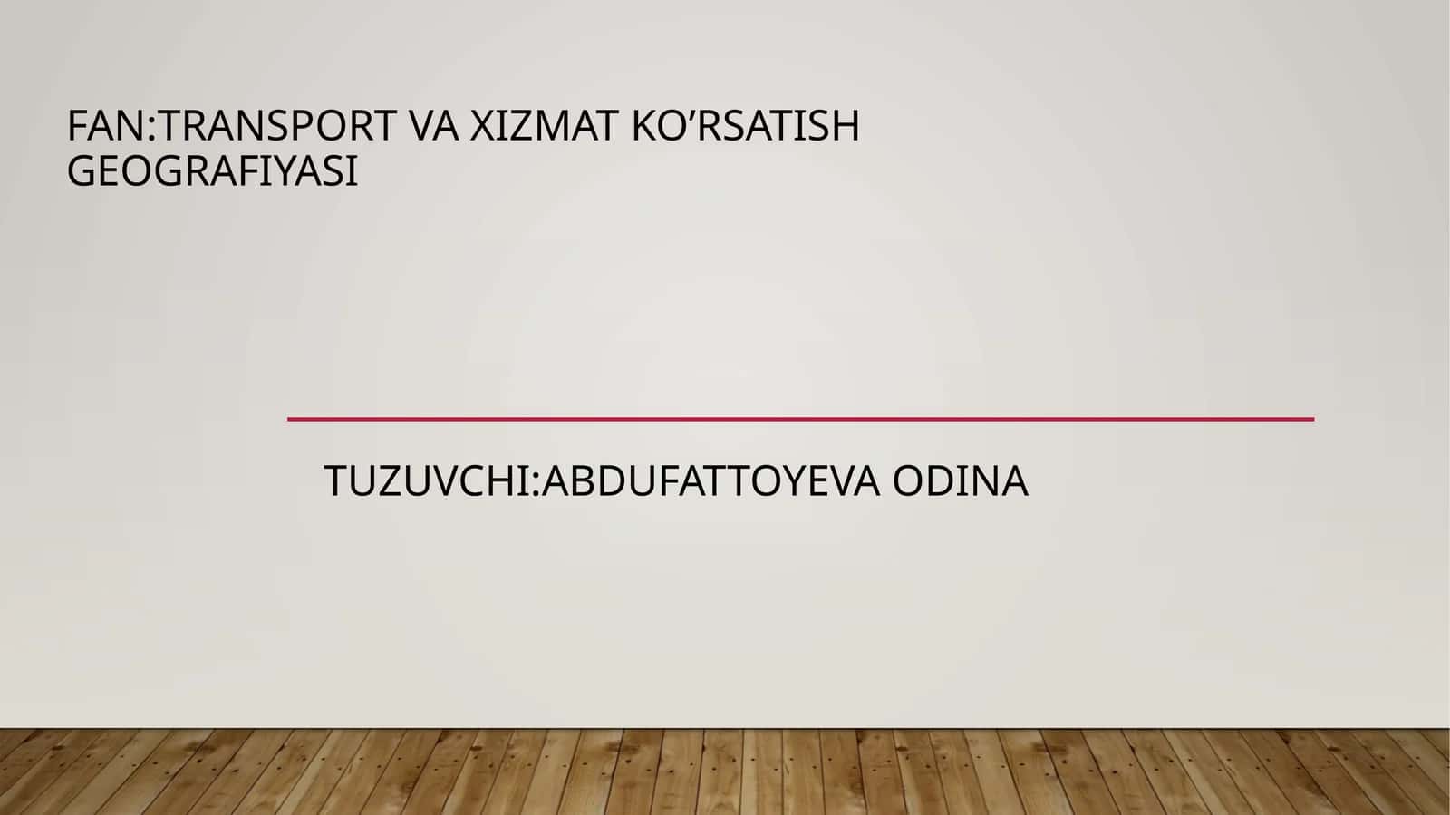 Suv transporti hududiy rivojlanishi va asosiy tarmoqlari 1