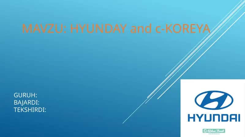 HYUNDAYand c-KOREYA 1