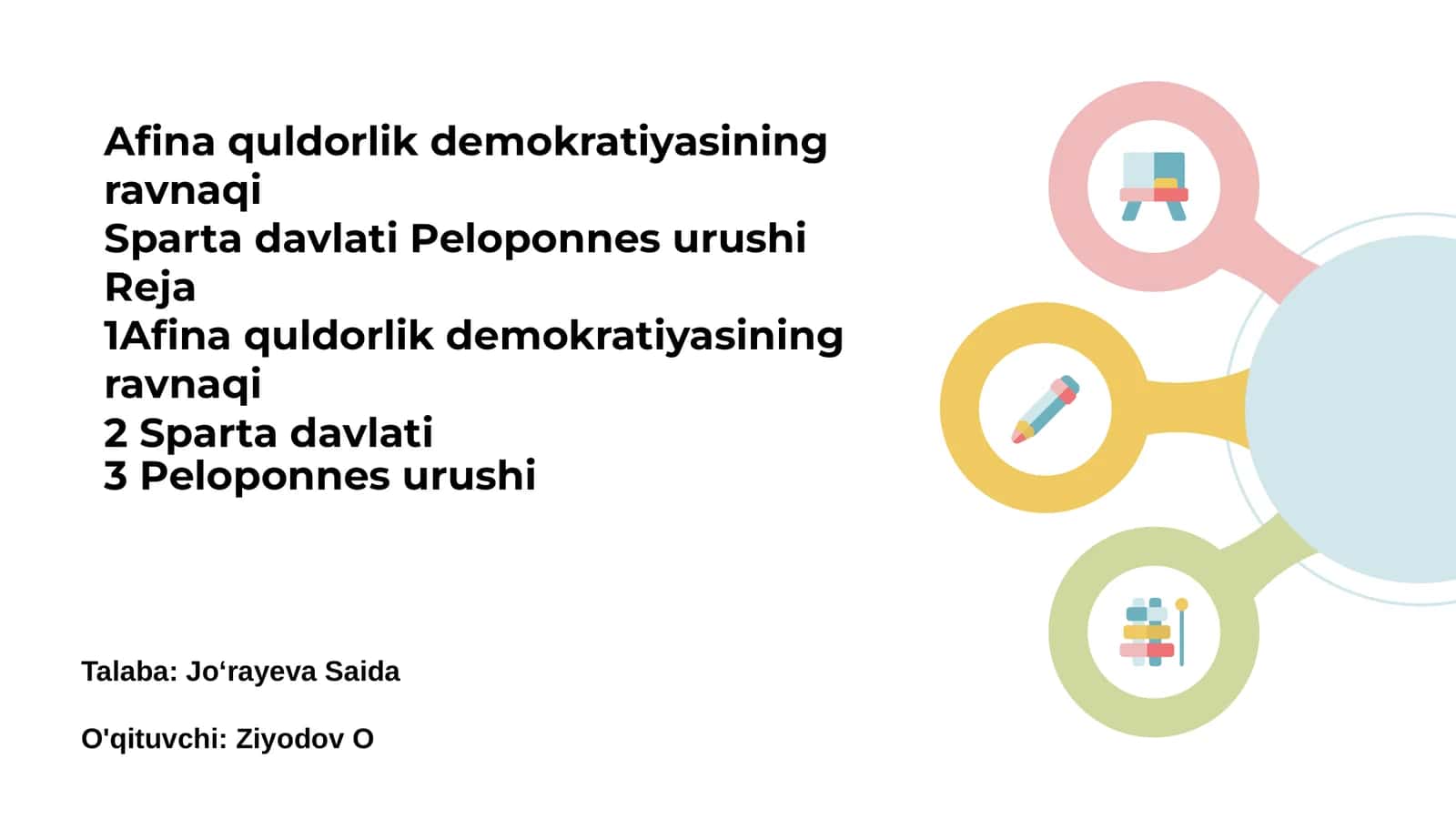 Afina quldorlik demokratiyasining ravnaqi 1
