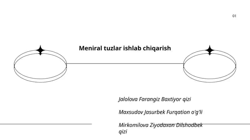 Mineral tuzlar ishlab chiqarish 1