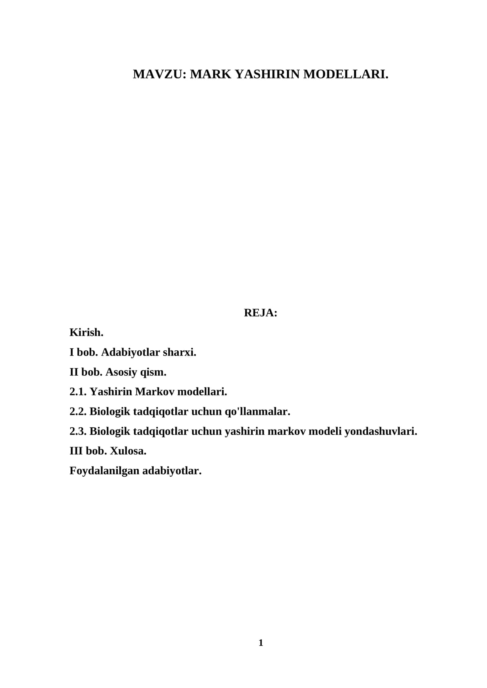 MARK YASHIRIN MODELLARI 1