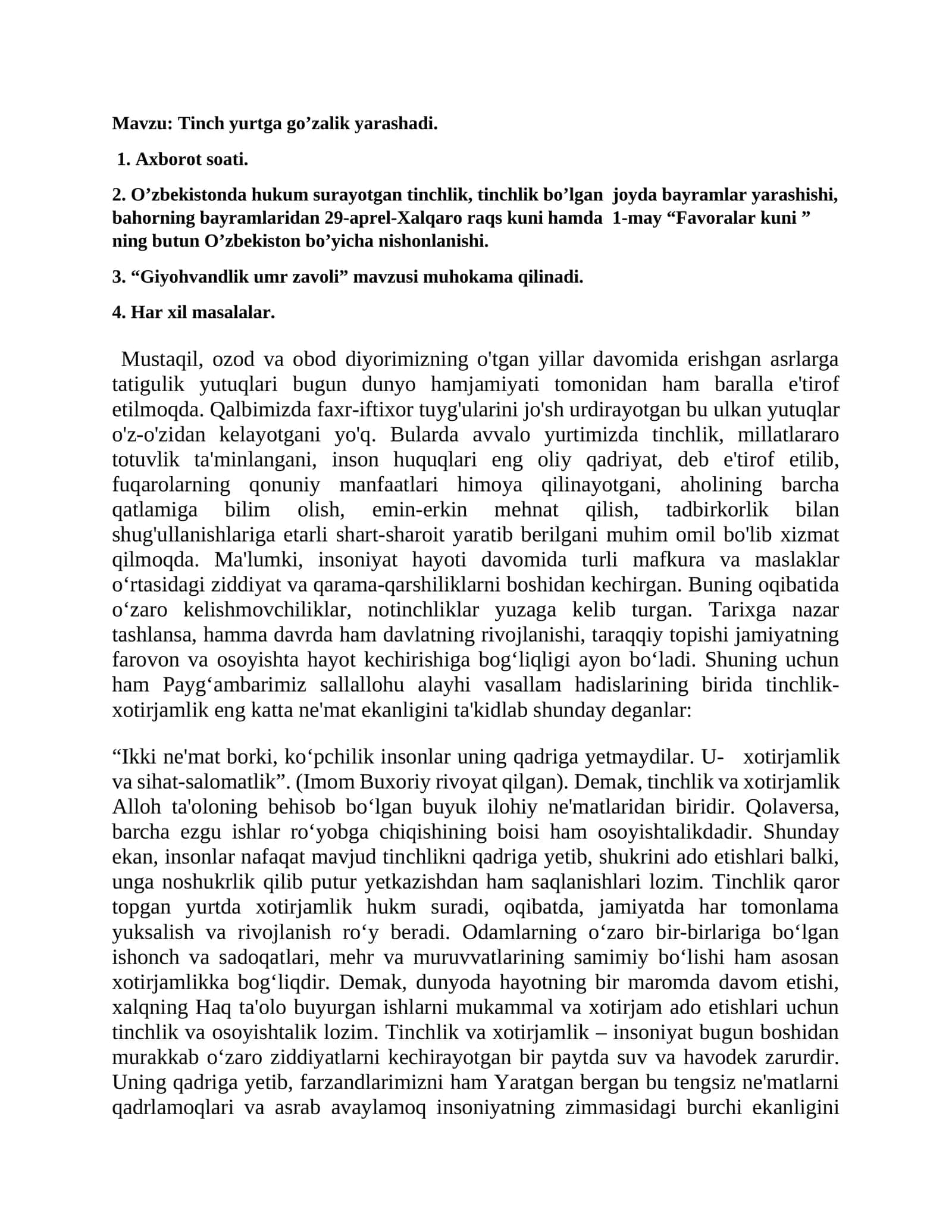 Giyohvandlik umr zavoli 1