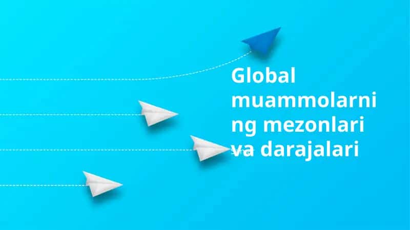 Global muammolarning mezonlari va darajalari 1