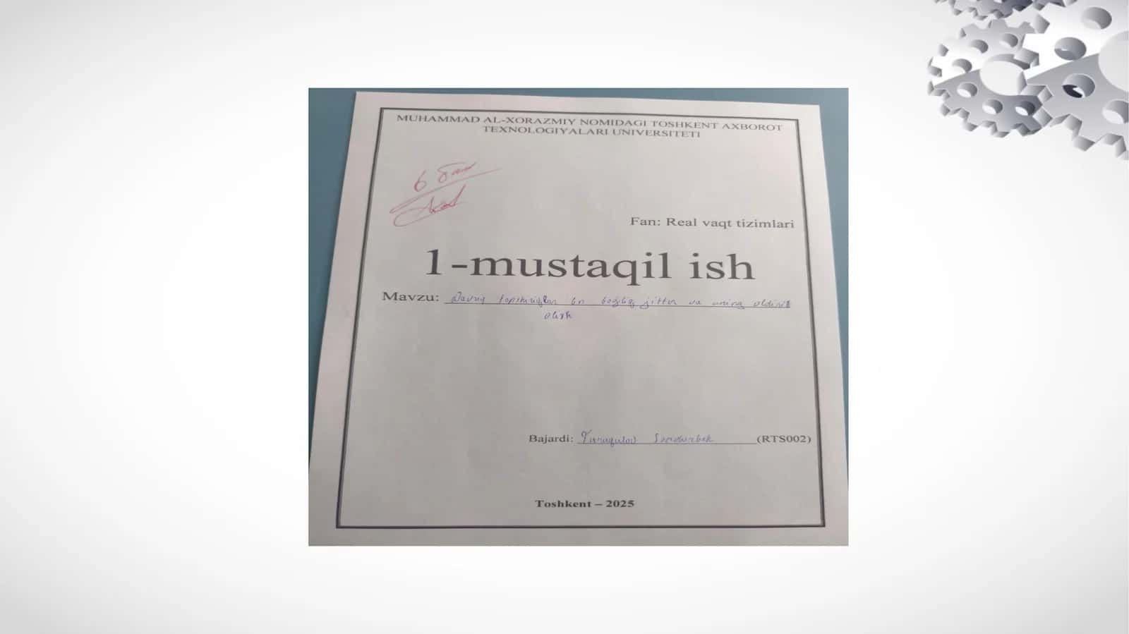 Davriy topshiriq bilan bog‘liq jitter va uning  oldini olish 1