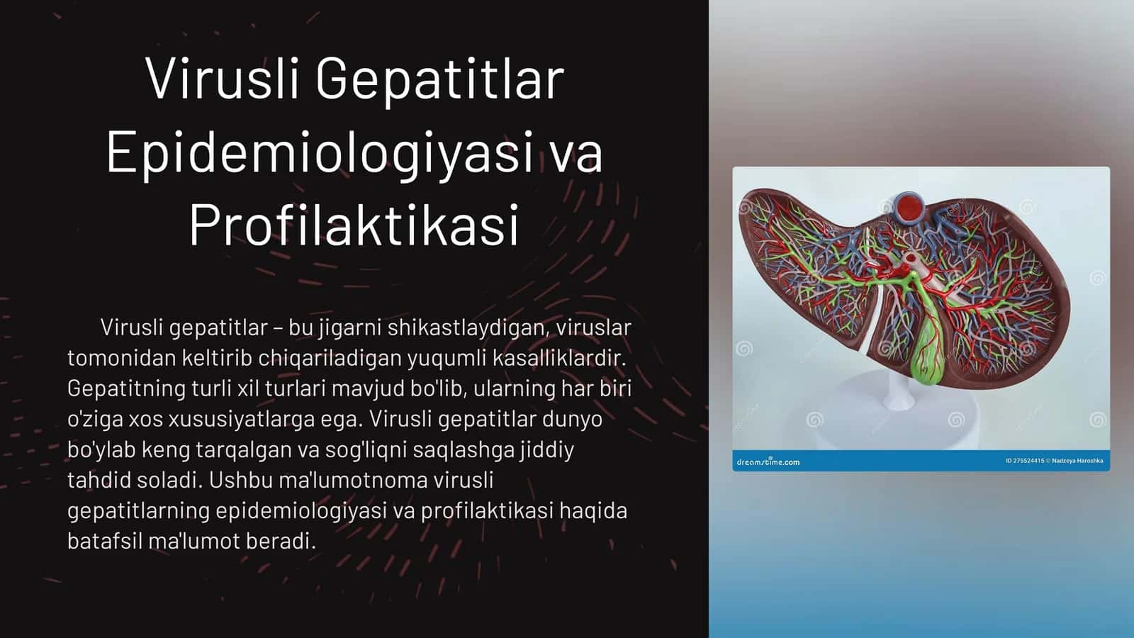 Virusli Gepatitlar Epidemiologiyasi va Profilaktikasi 1