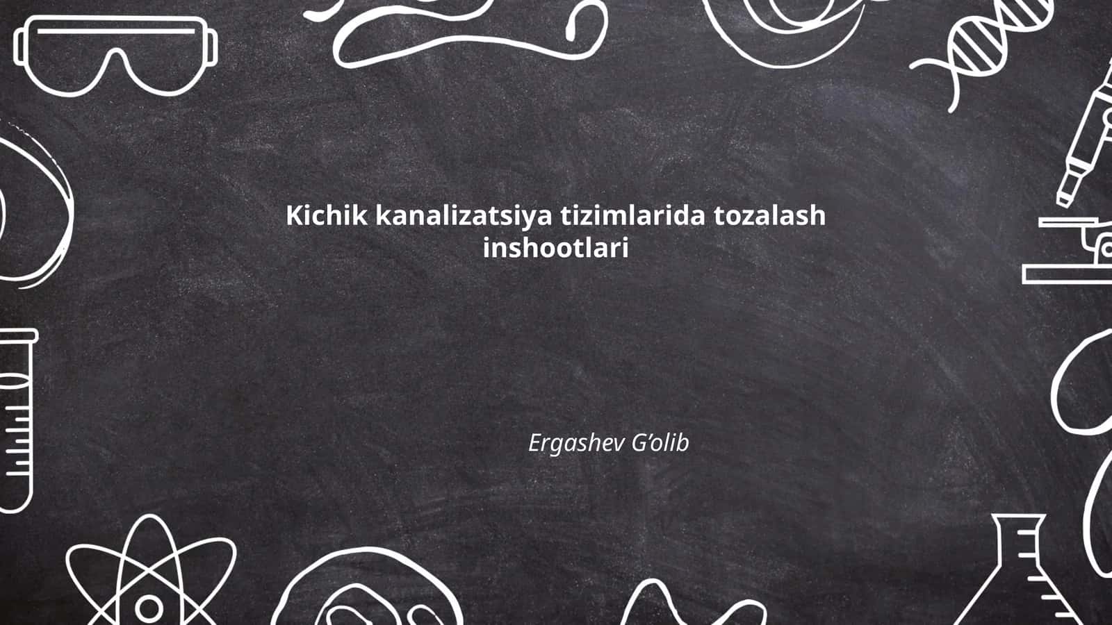 Biologik tozalash usullari 1