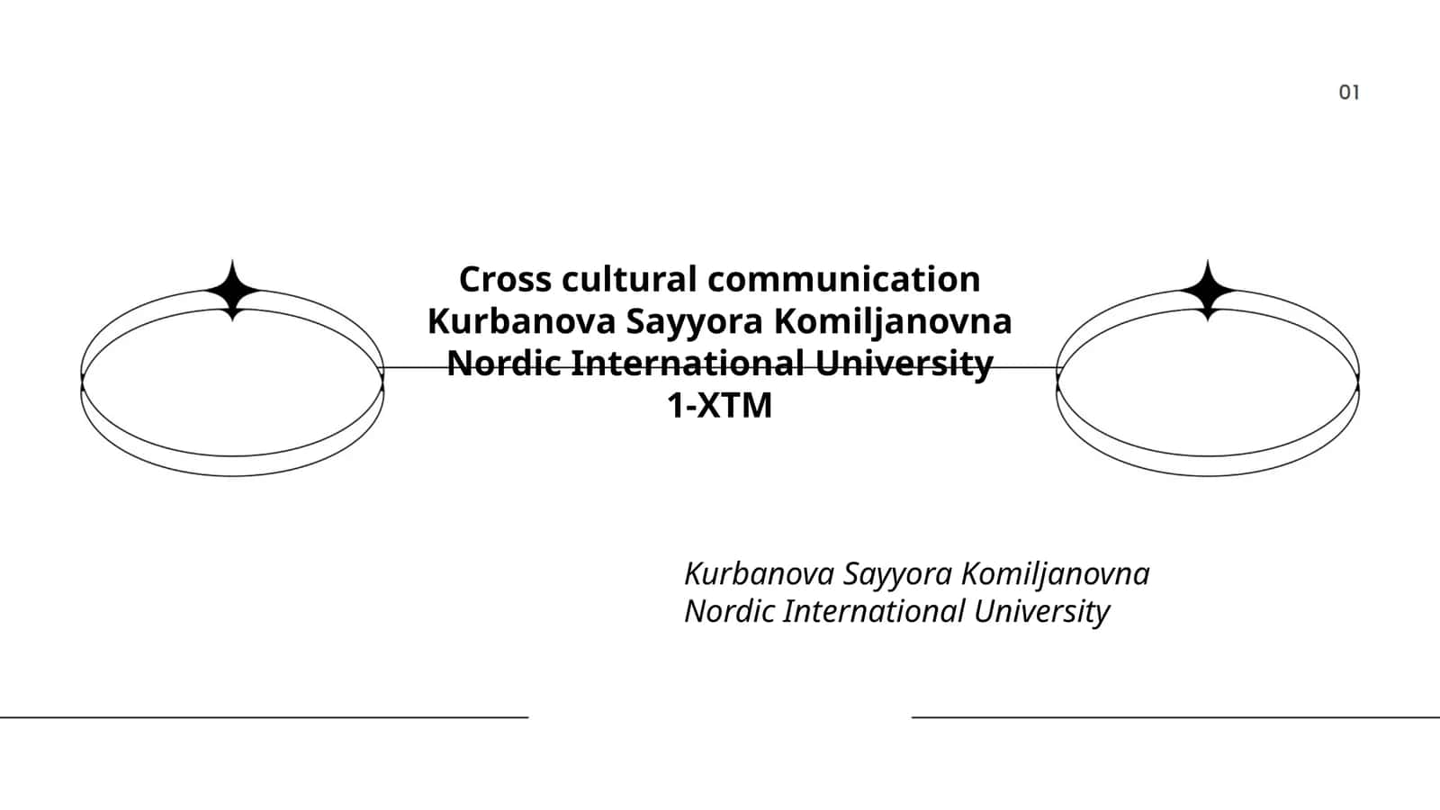 Cross cultural communication 1