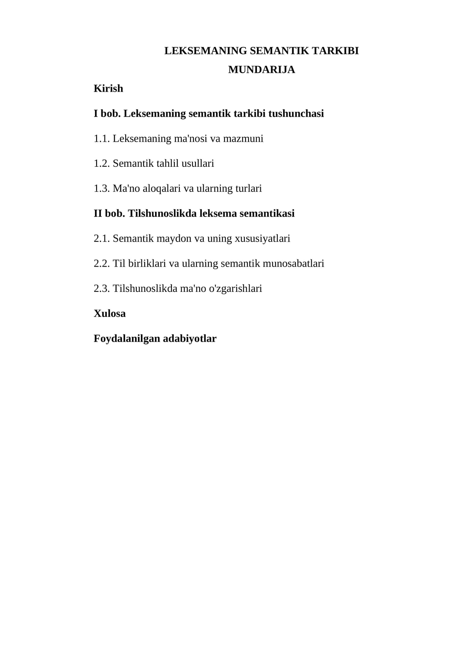 LEKSEMANING SEMANTIK TARKIBI 1