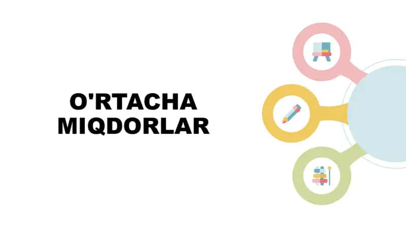 O'RTACHA MIQDORLAR 1
