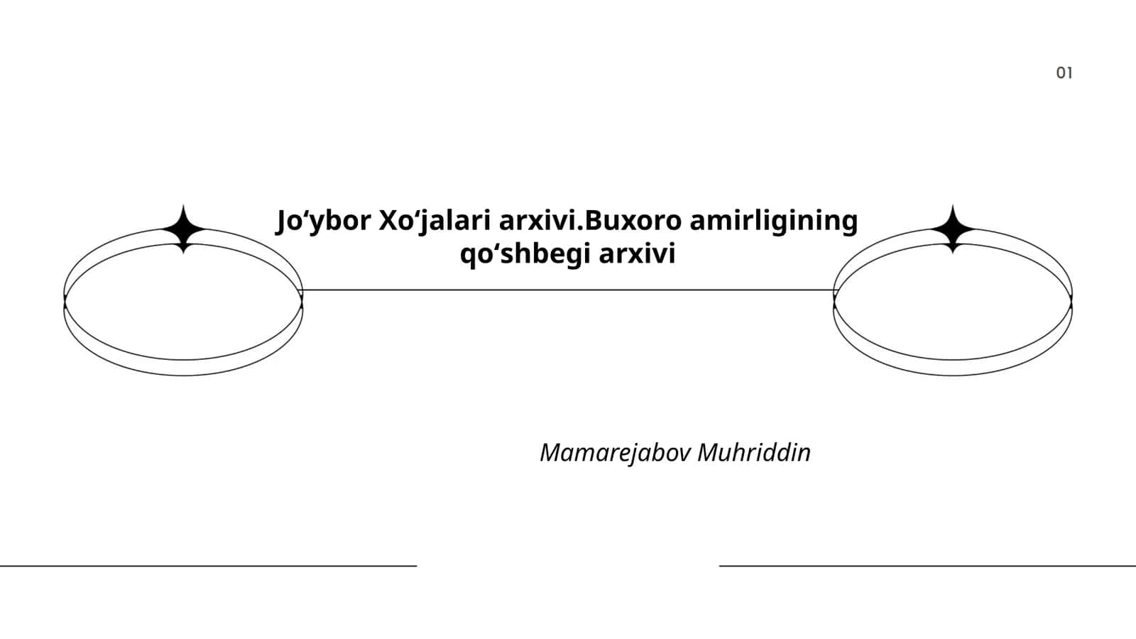 Joʻybor Xoʻjalari arxivi.Buxoro amirligining qoʻshbegi arxivi 1