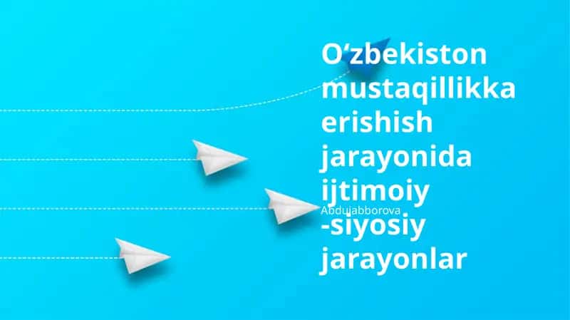 Milliy G'oya va Mustaqillik Harakatlarining Ko'tarilishi 1