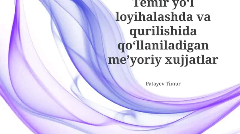Davlat standartlari va qoidalari 1