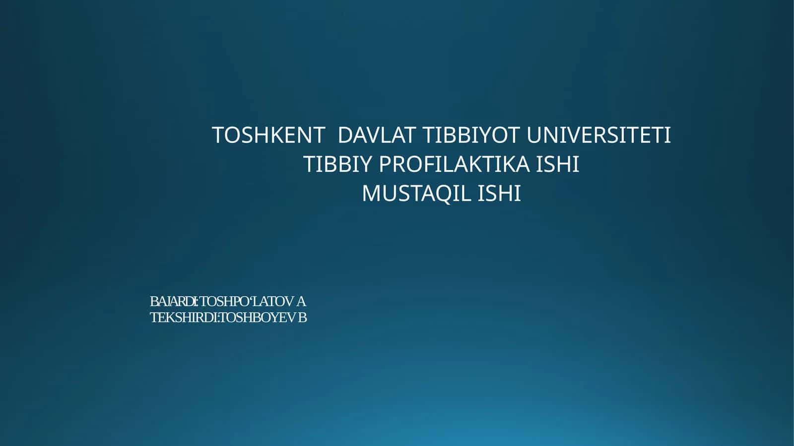 QO’SHINLAR ORASIDA EPIDEMIYAGA QARSHI CHORA TADBIRLAR O’TKAZISH 1