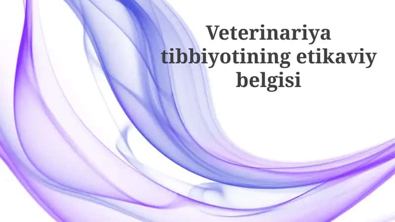 Veterinariya Tibbiyoti 1