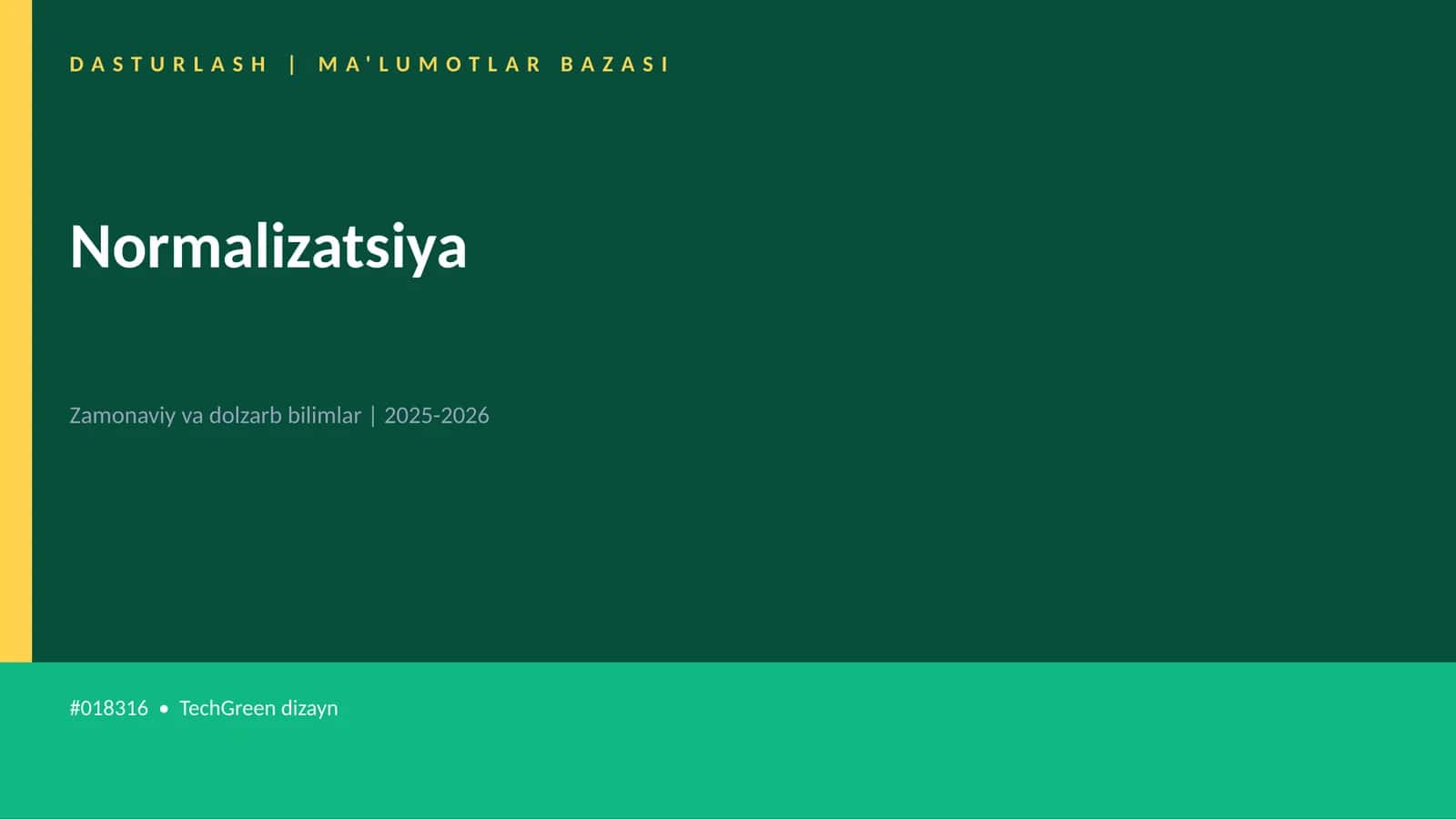Normalizatsiya 1