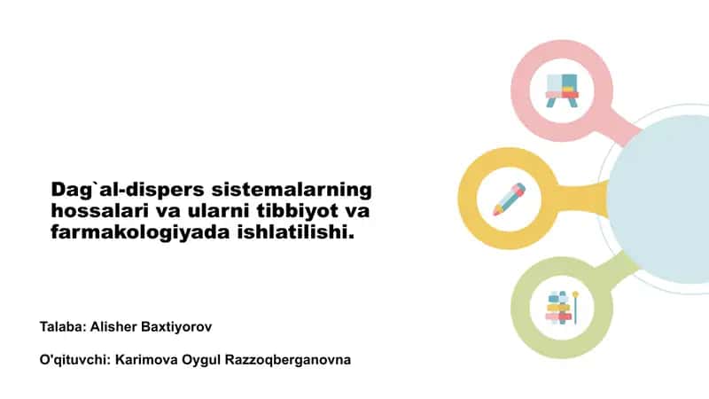 Dag'al-dispers sistemlar 1