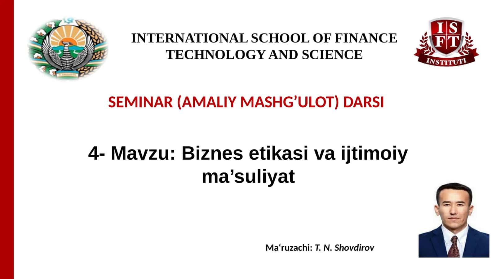 Biznes etikasi va ijtimoiy ma’suliyat 1