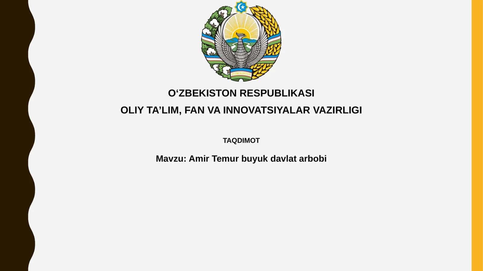 Amir Temurbuyukdavlatarbobi 1