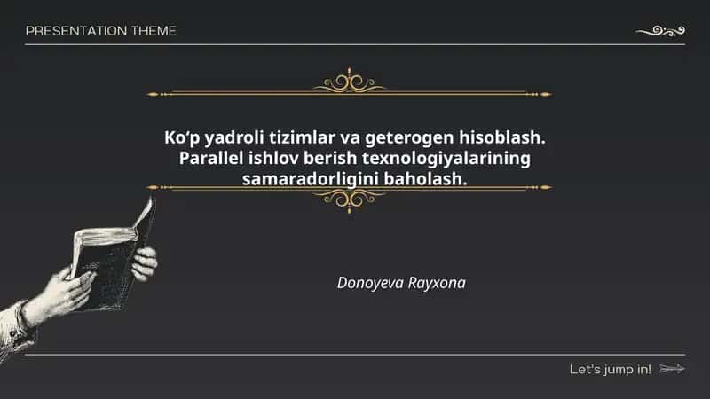 Ko‘p yadroli tizimlar va geterogen hisoblash 1