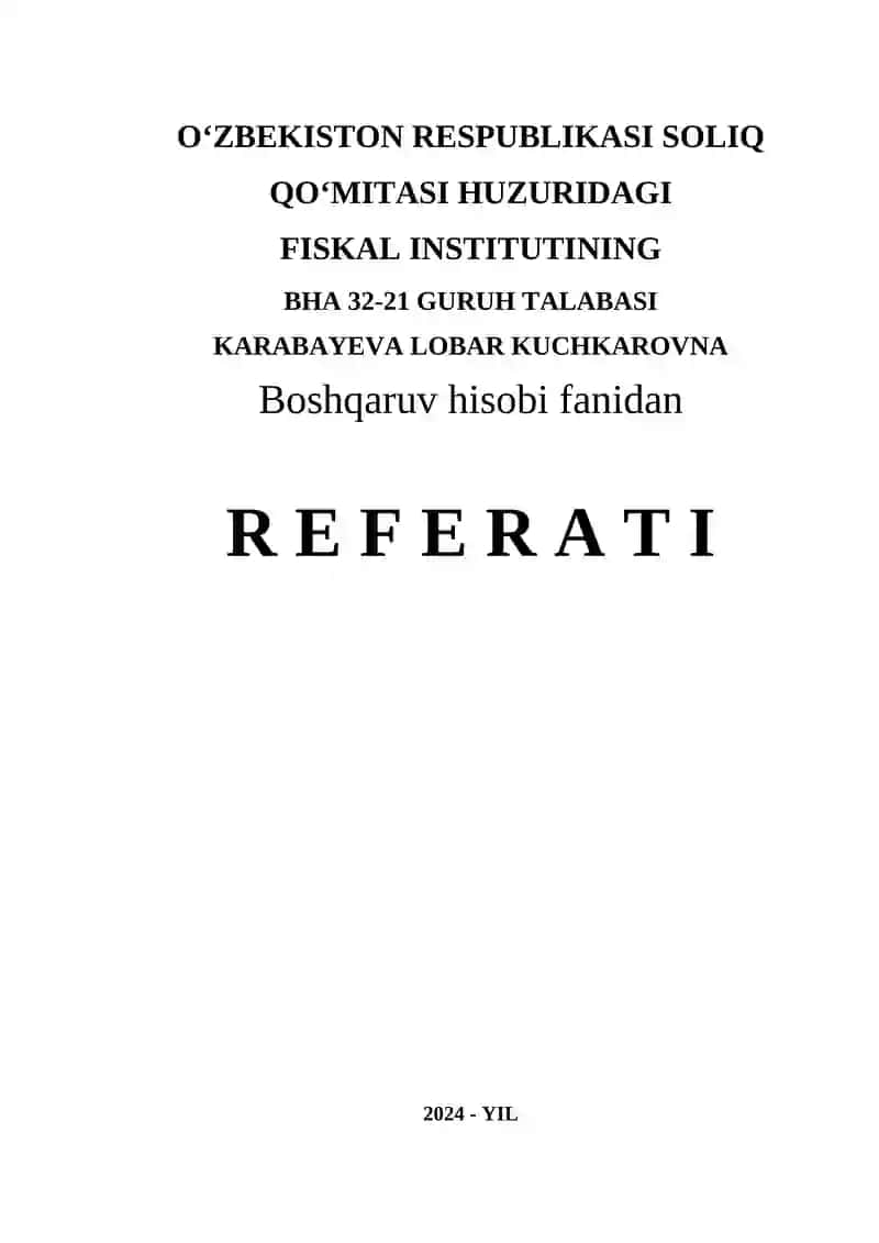 Ustama Xarajatlarni Taqsimlashning Marginal-Costing Usullari