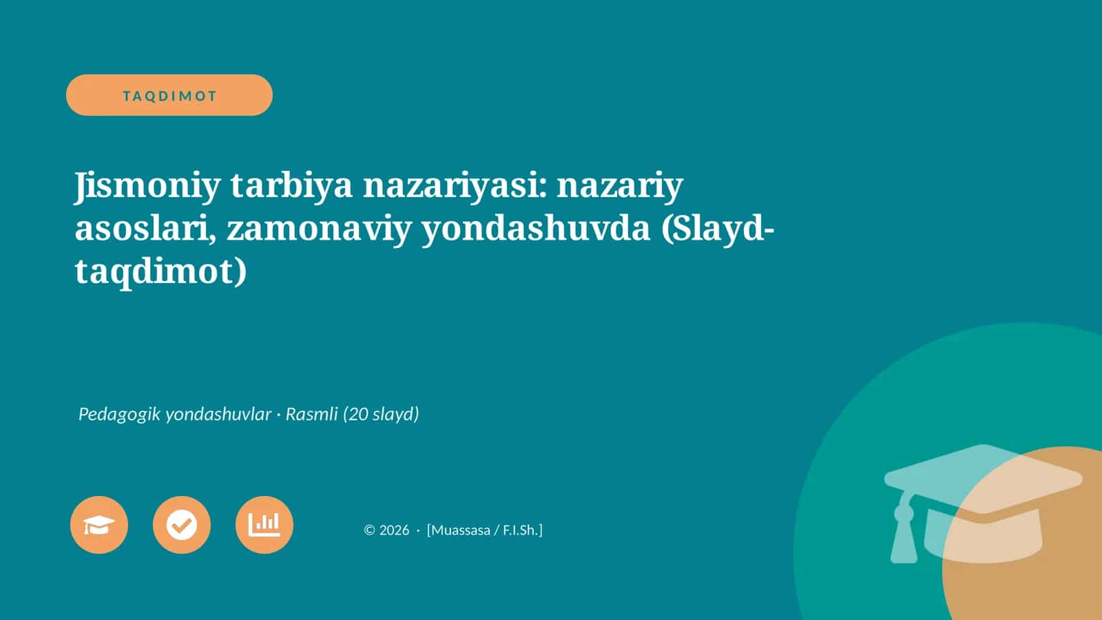Jismoniy tarbiya nazariyasi 1