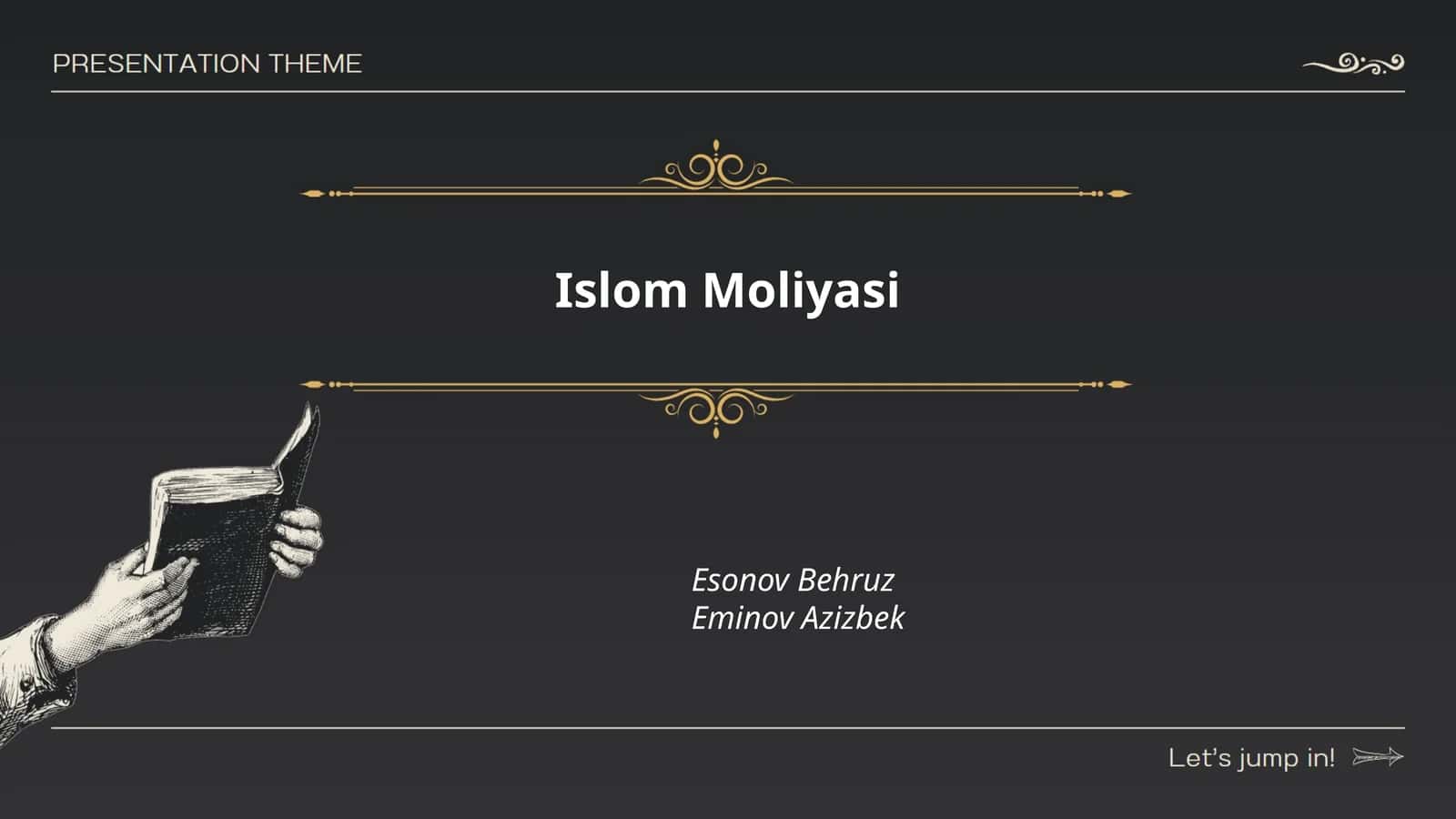 Islom Moliyasi 1