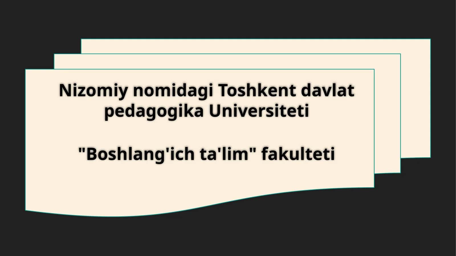 Alohida olingan so'zlar: Undov, taqlid, modal so'zlar 1