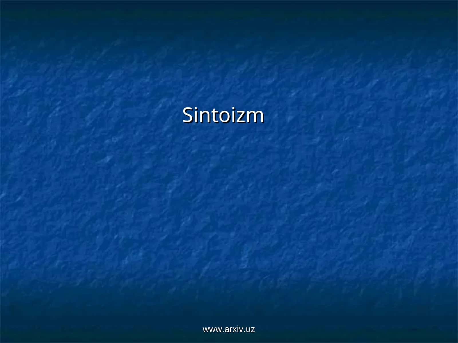 Sintoizm 1