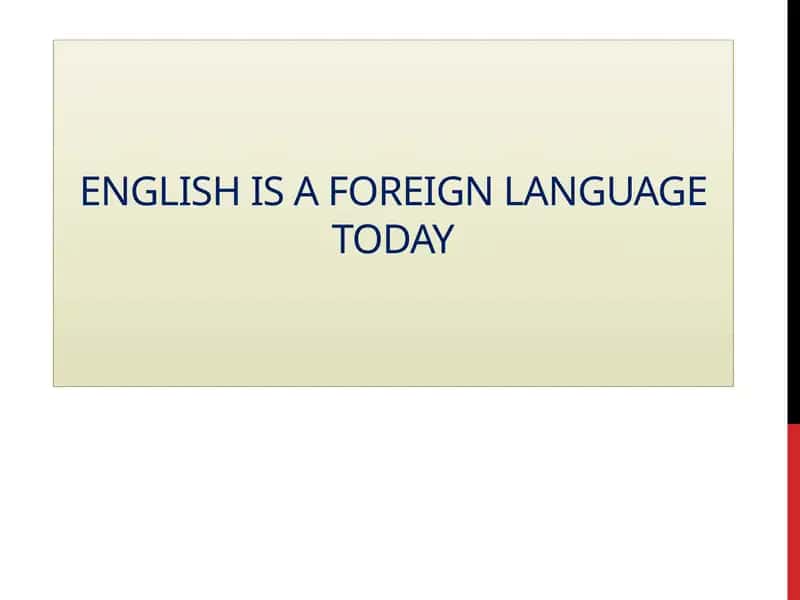 Learning English Purposes 1