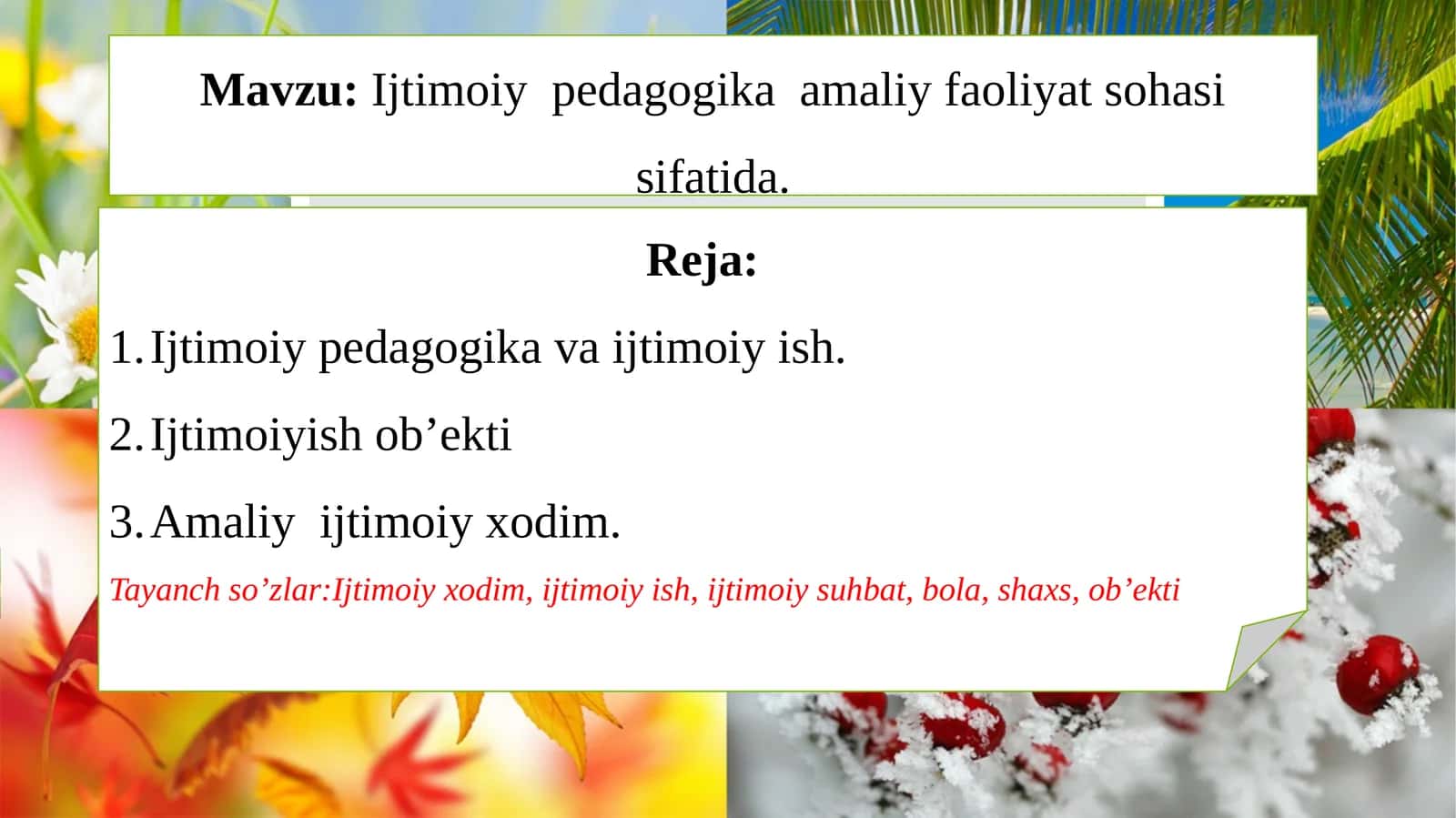 Ijtimoiypedagogikaamaliyfaoliyatsohasisifatida 1