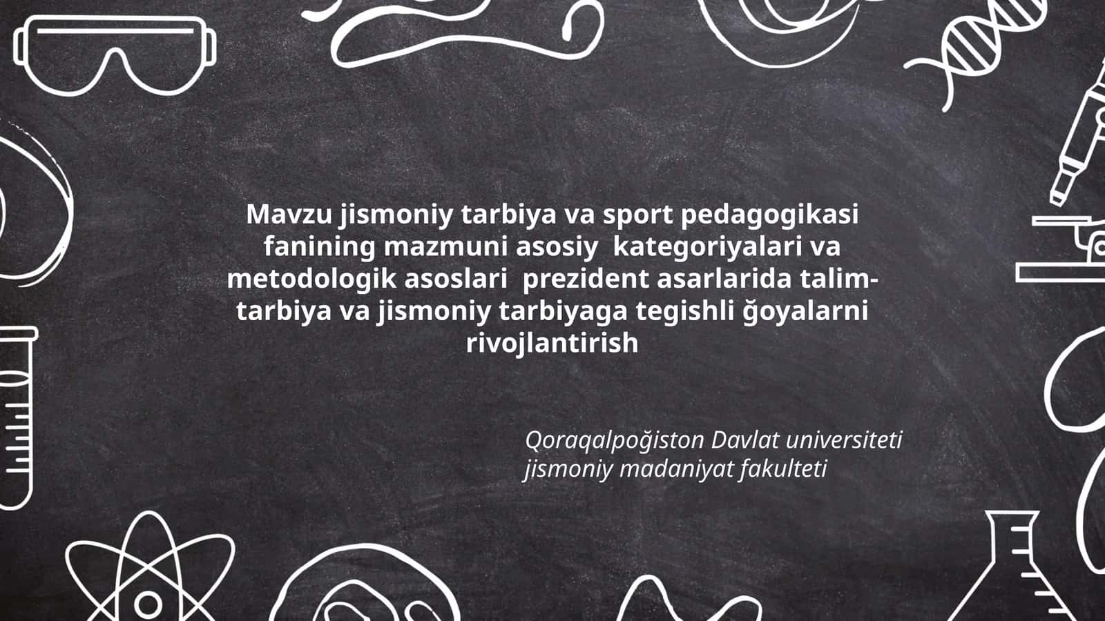Jismoniy tarbiya va sport pedagogikasi 1