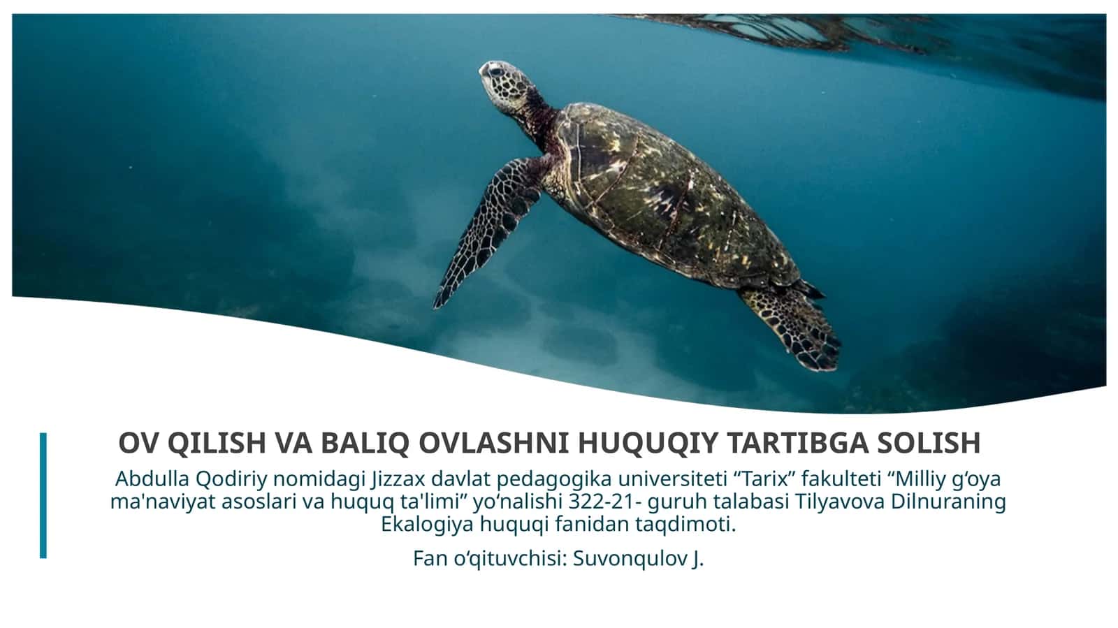 OV QILISH VA BALIQ OVLASHNI HUQUQIY TARTIBGA SOLISH 1