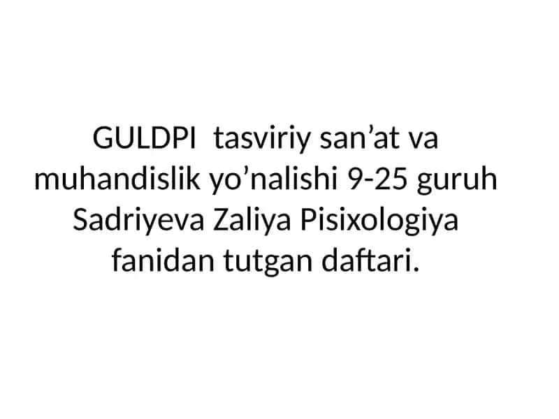 Pisixologiya fanidagi diqqat 1