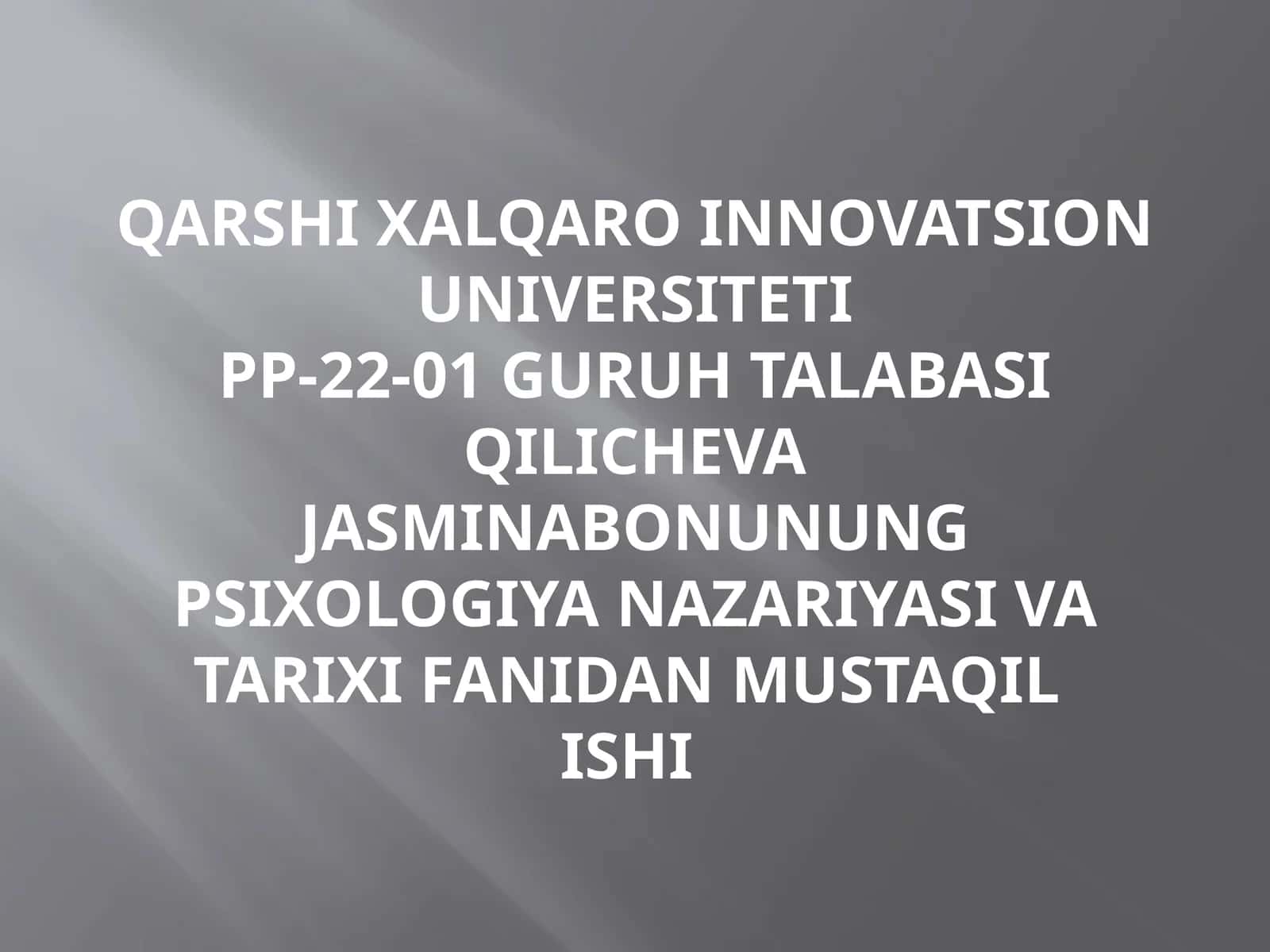 PSIXOLOG KASBIY FAOLIYATINING ETIKASI 1