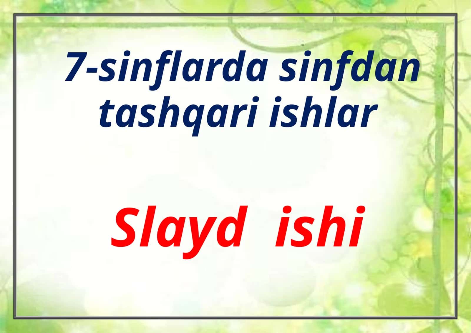 Kimyoo’qitishmetodikasi kursi 1