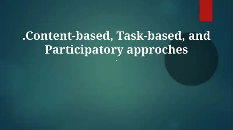 Task-Based Language Teaching (TBLT) 1
