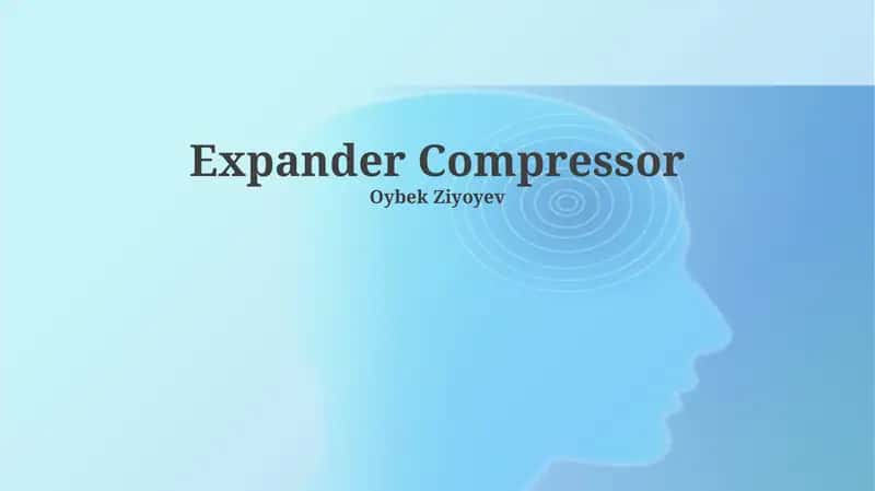 Ekspander kompressorlar 1