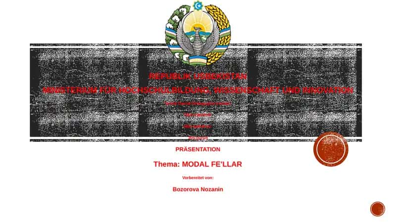 MODAL FE'LLAR 1