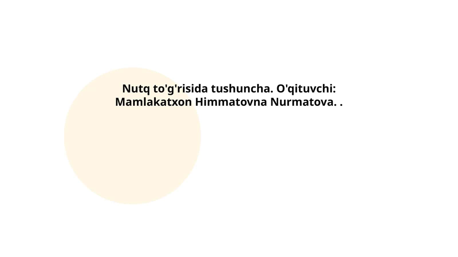 Nutqning taʼrifi va mohiyati 1