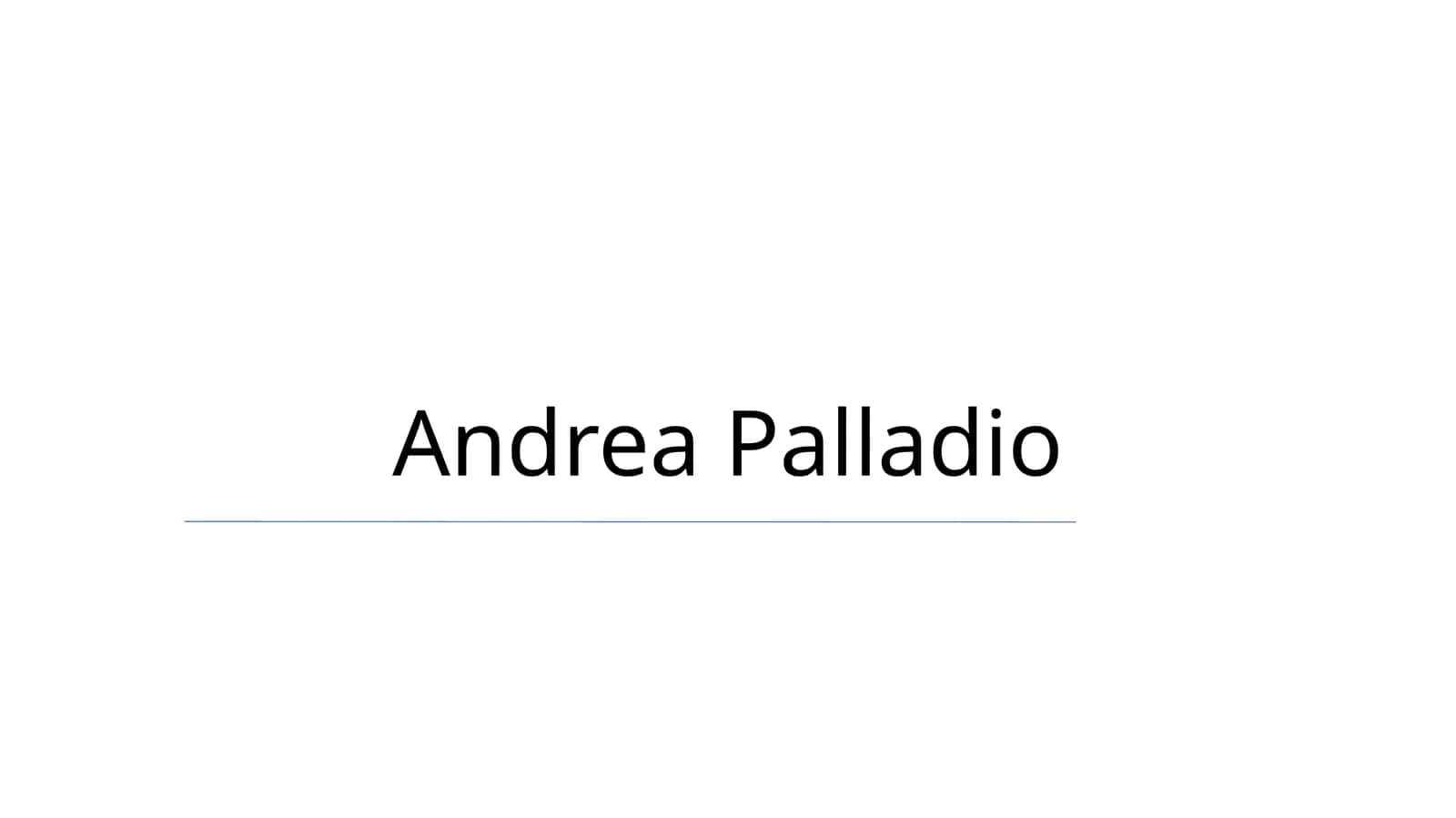 Andrea Palladio 1