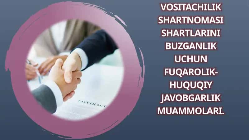 Vositachilik shartnomasi 1