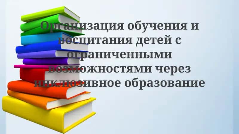 Организация обучения детей с ОВЗ 1