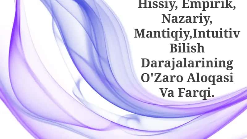 Empirik bilim 1