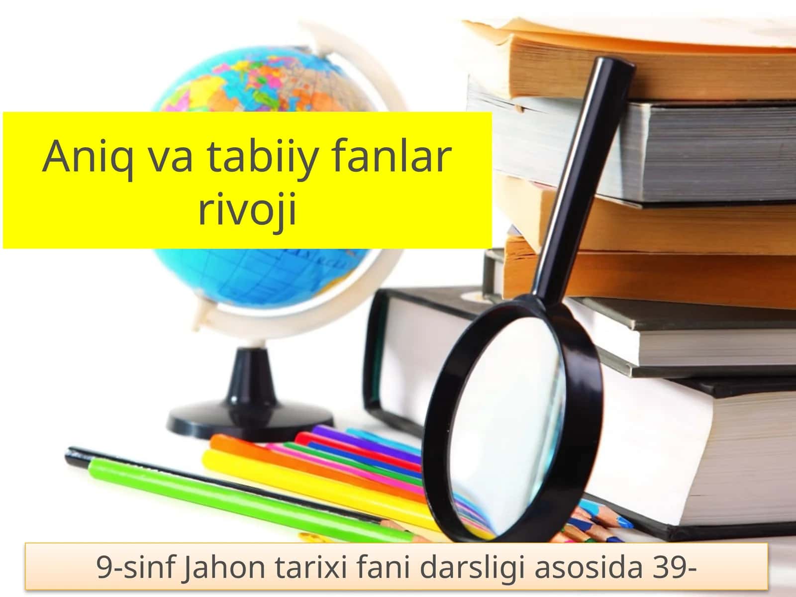 9-sinf Jahon tarixi fani darsligi 1