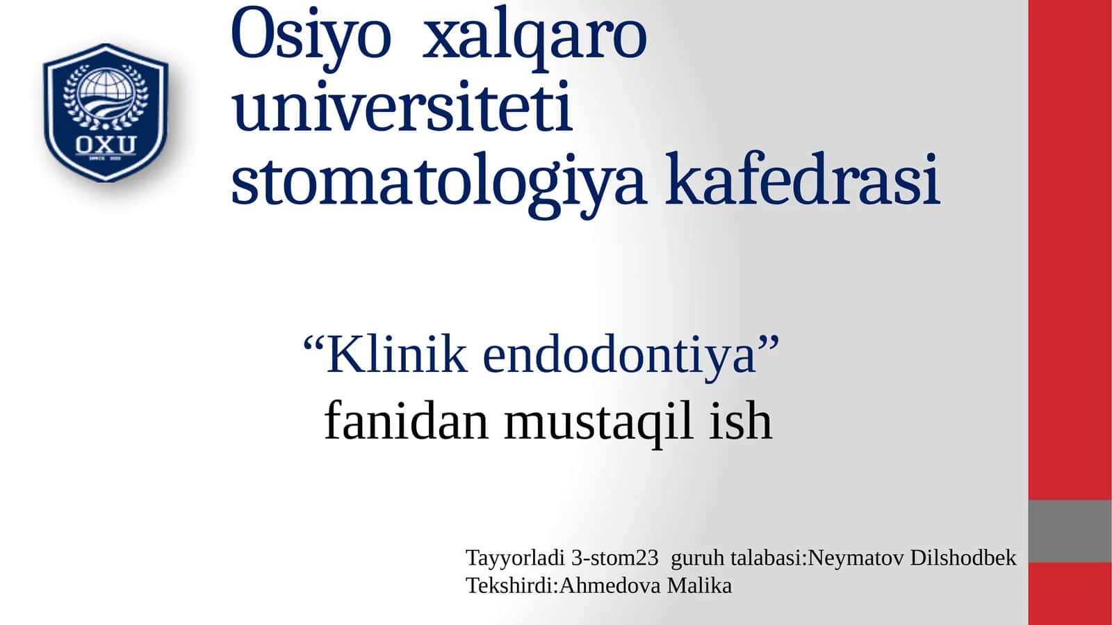 Tishlаr xаyotchаnligini sаqlаshu sullаri.Pulpani biologik usulda davolash 1