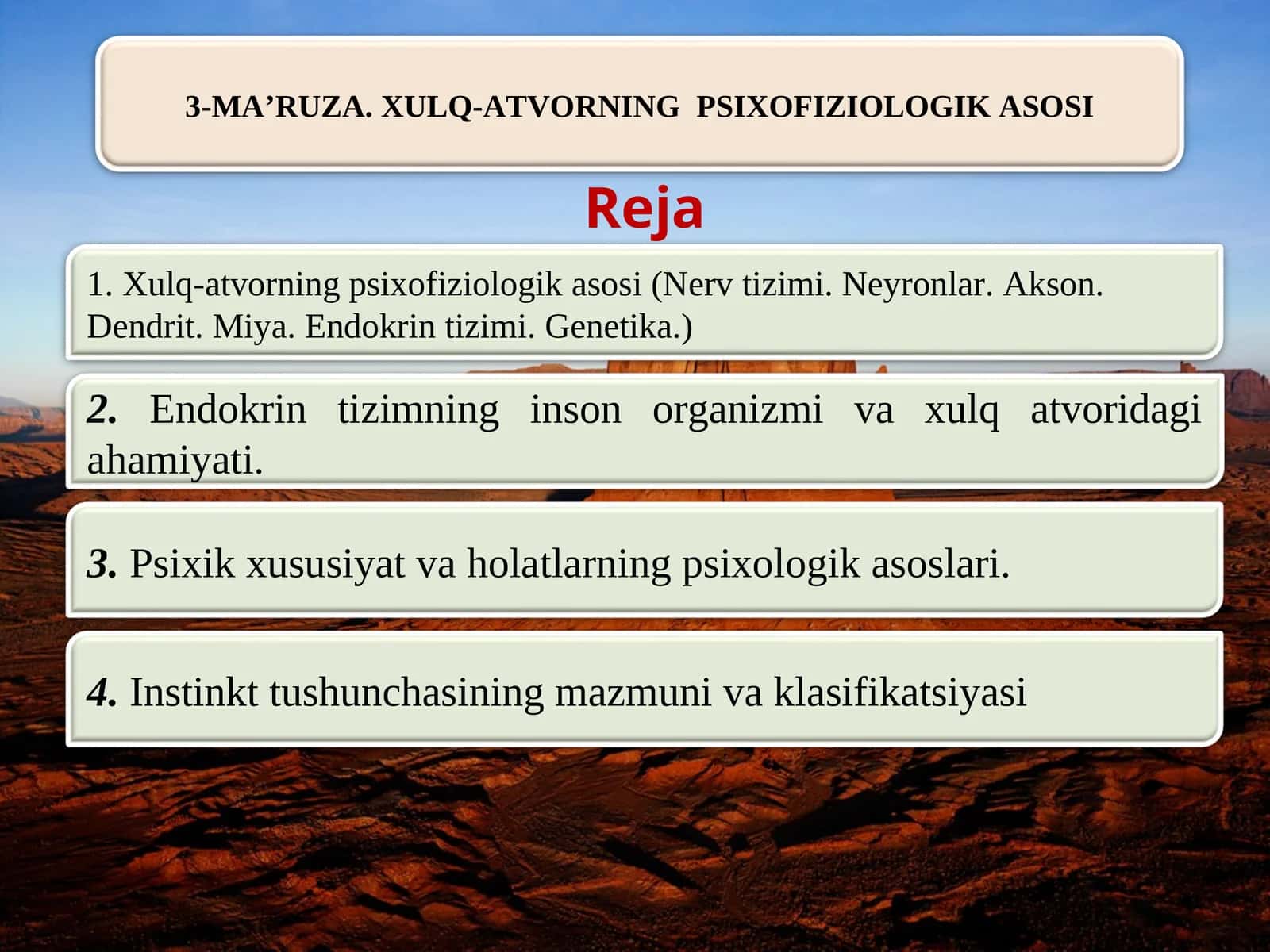 Xulq-atvornin Psixofiziologik Asosi 1