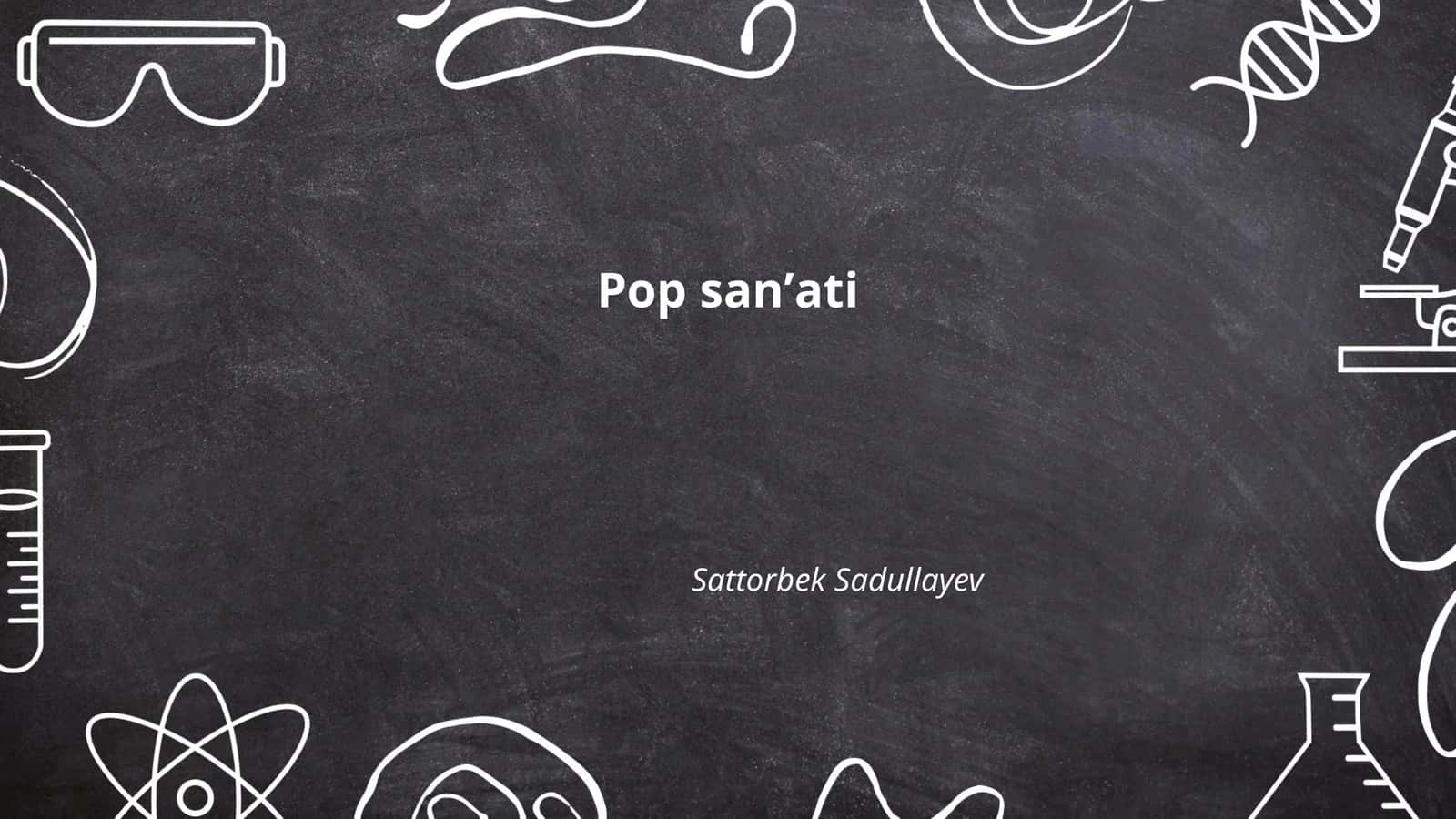 Pop sanʼati 1