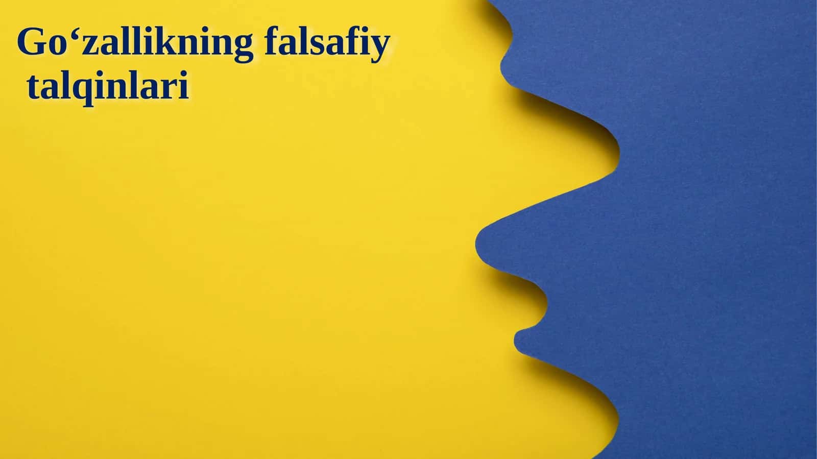 Go‘zallikning falsafiy talqinlari 1